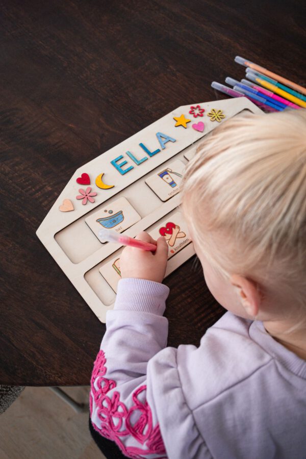 bedritueel bord gepersonaliseerd