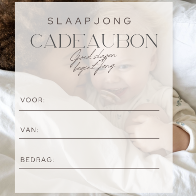 Cadeaubon slaapjong slapen kind